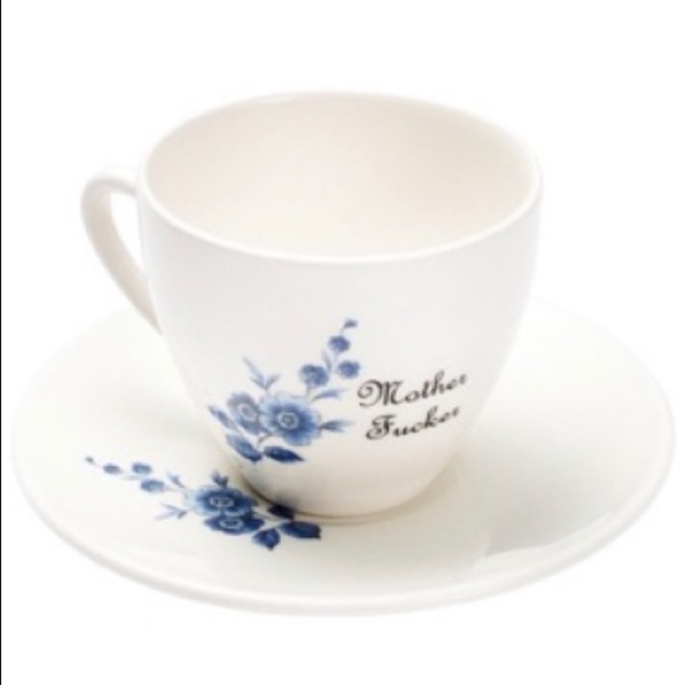 Mother Fucker Motherfucker Teacup Set